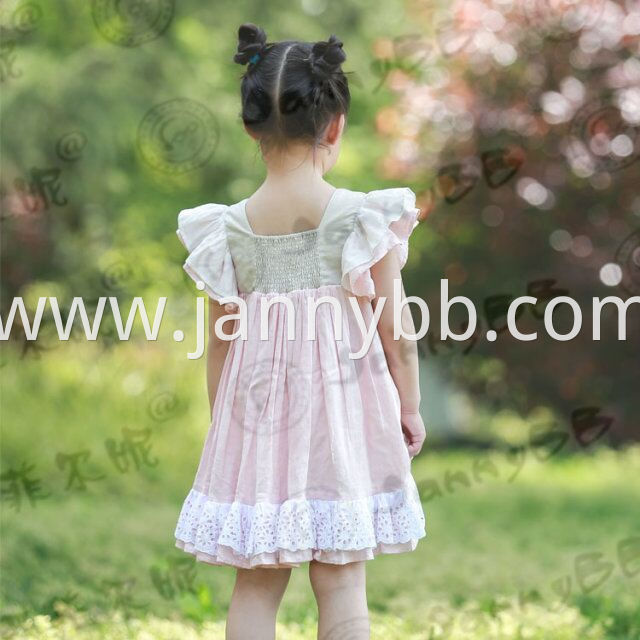 girls flutter sleeve dress 